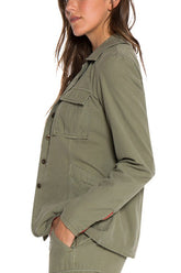 TAPERED MILITARY JACKET - CLOVER - Da-Nang